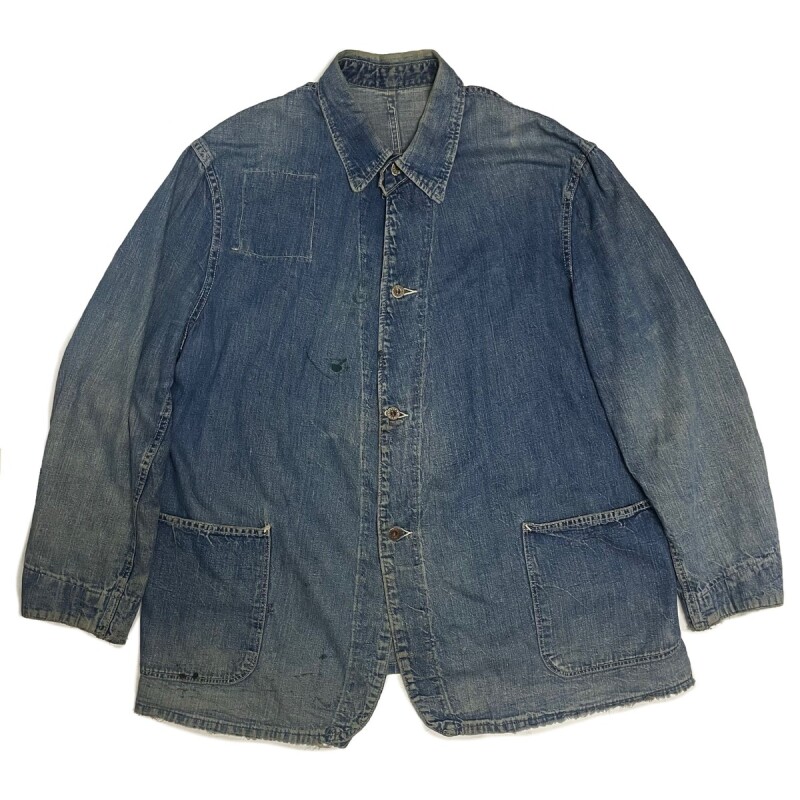 40's ”WORLD WAR 2” 大戦 MODEL DENIM COVERALL JACKET - NOW OR NEVER