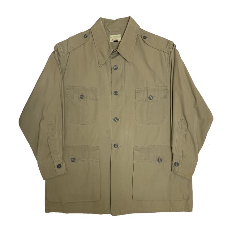 70's ABERCROMBIE & FITCH SAFARI JACKET - NOW OR NEVER