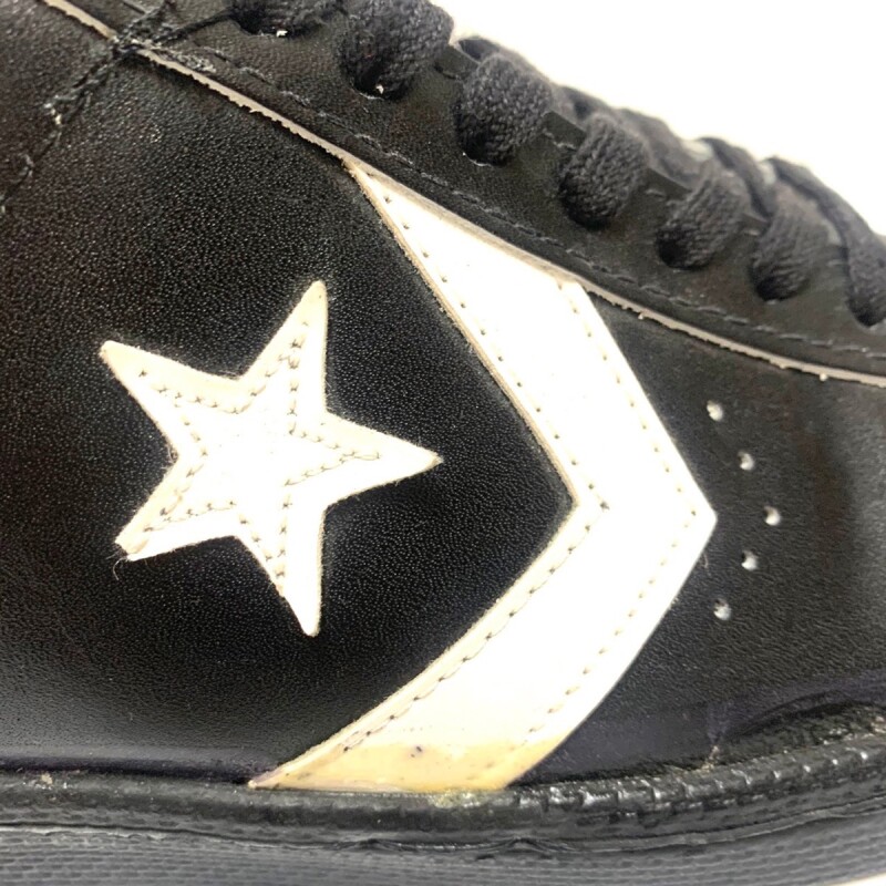 DEAD STOCK "PRO-STAR" Lo. CUT BLACK LEATHER Basketball referee - NOW OR NEVER