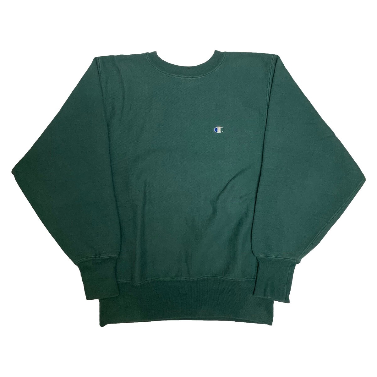 90's CHAMPION REVERSE WEAVE SWEAT SHIRTS DARK GREEN - NOW OR NEVER