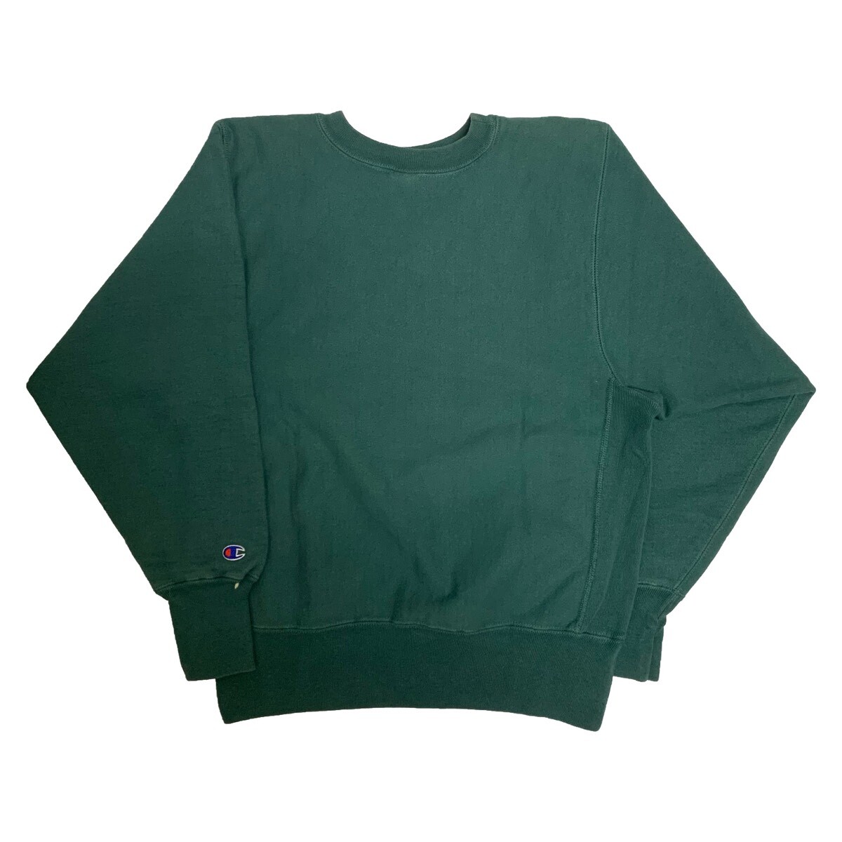 90's CHAMPION REVERSE WEAVE SWEAT SHIRTS DARK GREEN - NOW OR NEVER