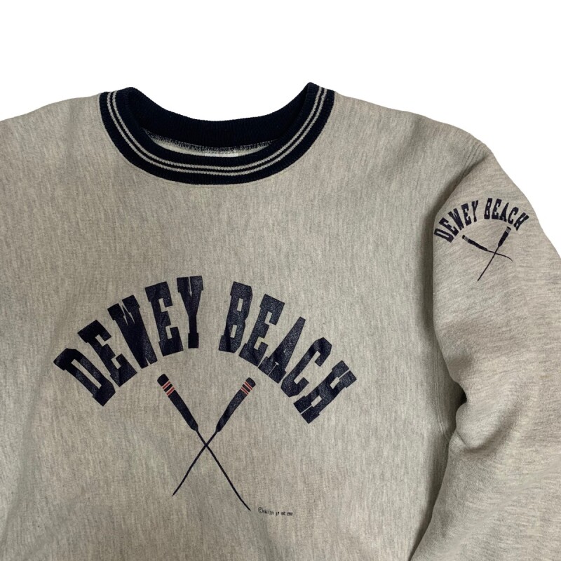 90's CHAMPION REVERSE WEAVE PRINTED SWEAT SHIRTS RIB LINE - NOW OR 